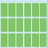 Etiket HERMA 3655 12x34mm groen 90 stuks