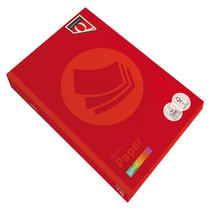 Kopieerpapier Quantore Colour A3 120gr felrood 250
