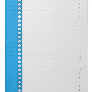 Ruiterstrook Elba Nr 9 157x7mm lateraal blauw 10 s