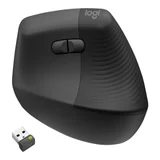 Muis Logitech Lift business rechtshandig grafiet