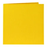 Correspondentiekaart Papicolor dubbel 105x148mm dottergeel pak à 6 stuks