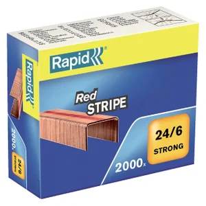 Nieten Rapid Nieten Rapid 24/6 verkoperd red strip
