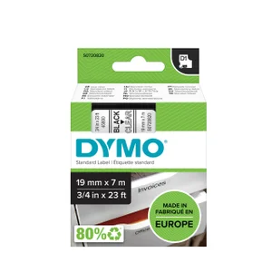 Labeltape Dymo LabelManager D1 polyester 19mm zwar