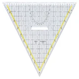 Geodriehoek Aristo 1648/2 325mm met greep transparant
