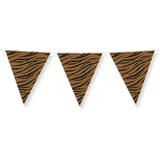 Party Flags foil Tiger Safari