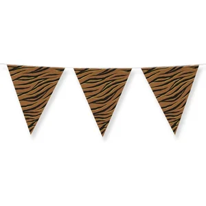 Party Flags foil Tiger Safari