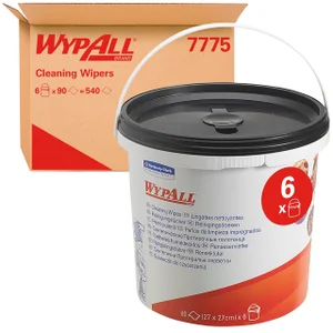 Reinigingsdoek WypAll PowerClean emmer 1-laags 6x9