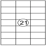 Etiket Quantore 70x42.4mm 315 stuks