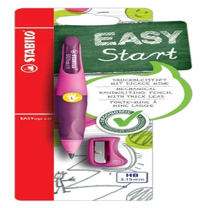 Vulpotlood STABILO Easyergo HB 3.15mm links roze/l