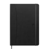 Notitieboek Oxford Signature A5 lijn 80vel zwart