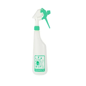 Sproeiflacon Cleaninq 600ml leeg met logo desinfec