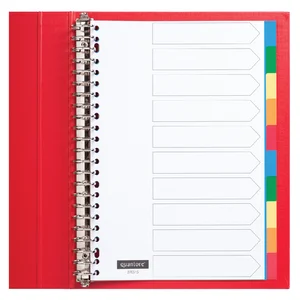 Tabbladen Quantore 23-gaats 10-delig assorti tabs