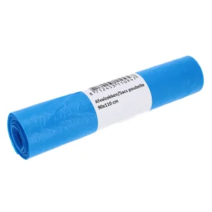 Afvalzak Cleaninq 90x110cm HDPE T25 160L blauw rol