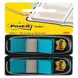 Indextabs Post-it 680 25.4x43.2mm duopack blauw 2x 50 tabs