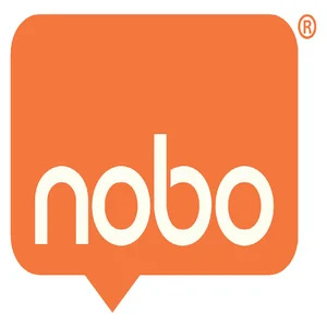 Magneet Nobo 24mm blauw 10 stuks