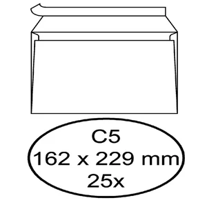 Envelop Quantore bank C5 162x229mm zelfklevend wit
