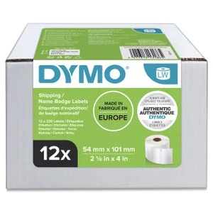 Etiket Dymo LabelWriter naamkaart 54x101mm 12 roll