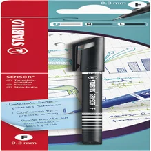 Fineliner STABILO Sensor 10198 fijn zwart blister