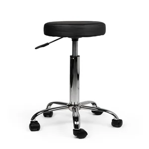 Tabouret kruk Office hoog met gasveer harde wielen