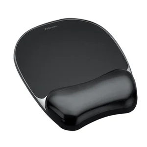 Muismat met polssteun Fellowes Crystals gel transp