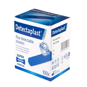 Elastische blauwe textielpleister Detectaplast 19x