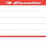 Rugetiket Esselte breed 50x158mm karton wit 100 stuks