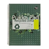 Collegeblok Pukka Pad Jotta Recycled A4 lijn 4-gaats 110 pagina's 80gr groen