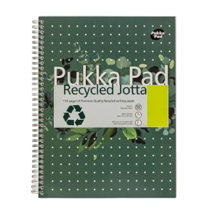 Collegeblok Pukka Pad Jotta Recycled A4 lijn 4-gaa
