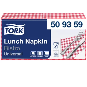 Lunchservet Tork Universal 1/4 vouw 1-laags 328x32