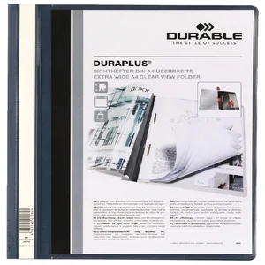 Snelhechtmap Durable Duraplus A4 donkerblauw