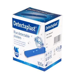Waterafstotende blauwe pleister Detectaplast 19x72