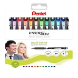 Gelschrijver Pentel BL77 Energel medium assorti 12 stuks
