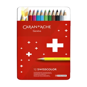 Kleurpotloden Caran d'Ache Swisscolor 12 stuks ass