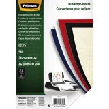 Voorblad Fellowes A4 lederlook rood 100 stuks
