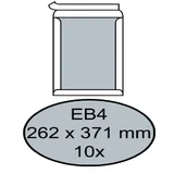 Envelop Quantore bordrug EB4 262x371mm zelfklevend wit 10 stuks