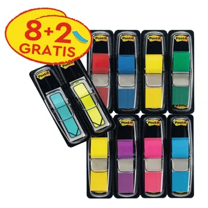 Indextabs 3M Post-it 683 11.9x43.2mm 8 kleuren ass