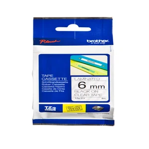 Labeltape Brother P-touch TZe-111 standaard 6mm zw