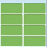 Etiket HERMA 3695 26x40mm groen 40 stuks