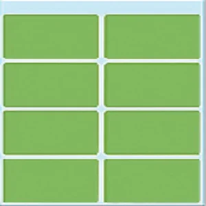Etiket HERMA 3695 26x40mm groen 40 stuks