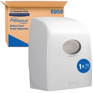 Handdoekroldispenser Kimberly Clark Aquarius wit 6