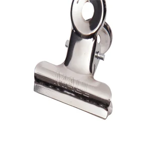 Papierklem MAUL Bulldog 30mm capaciteit 10mm zilve