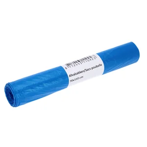 Afvalzak Cleaninq 70x110cm HDPE T25 120L blauw rol