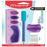 Tekenset Maped Kidy Learn Concentration set à 5 delen paars