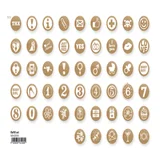 Mini Woodies refill set met 250 ministempel