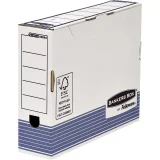 Archiefdoos Bankers Box System A4 80mm wit blauw
