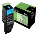 Tonercartridge Lexmark 70C20C0 / 70C20CE blauw