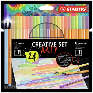 Creative set STABILO 8868/24 Arty assorti etui à 2