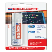 Krijtstift edding 4095 rond 2-3mm wit blister à 1