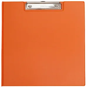 Klembordmap MAUL A4 staand met penlus PVC neon ora