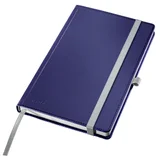 Notitieboek Leitz Style A5 lijn 160 pagina's 100gr blauw